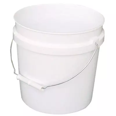 Leaktite 2 Gallon Plastic Paint Bucket With Handle White New  • $6.18