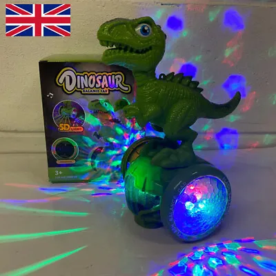 Dinosaur With LightsT-Rex ToysRealistic Looking Dinosaurs Gifts For Kids Boys • £8.99