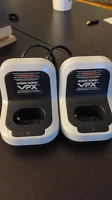 2x Black & Decker VPX0310 Battery VPX Charging Base Dock Charger 7.4v • $50