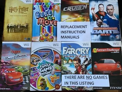 £2.25 • Buy Nintendo Wii - Instruction Manuals - NO GAME -  Free UK Postage