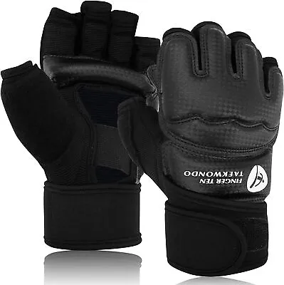 ATA Taekwondo Martial Arts Combat Sparring Gloves Half Finger S M L XL US Ship • $14.99