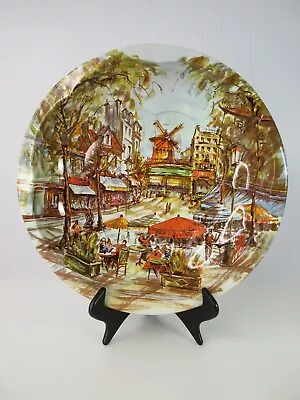 VTG 70's DAHER Decorated Ware ENGLAND #11101 TIN Tray Dish Moulin Rouge Windmil • $7.95