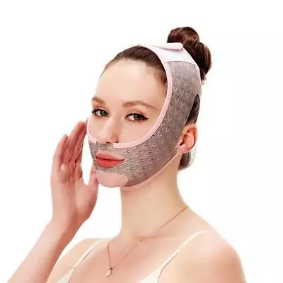 $2.84 • Buy V Line Face Slimming Double Chin Reducer Mask Lifting Belt Anti-Wrinkle Chin/