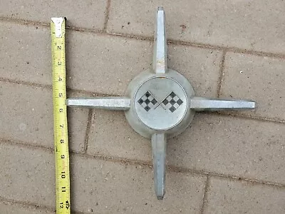 $99.99 • Buy VINTAGE 15  4 Bar Spinner Flag Crab Hubcap Flipper 50s Style Dodge Lancer RARE
