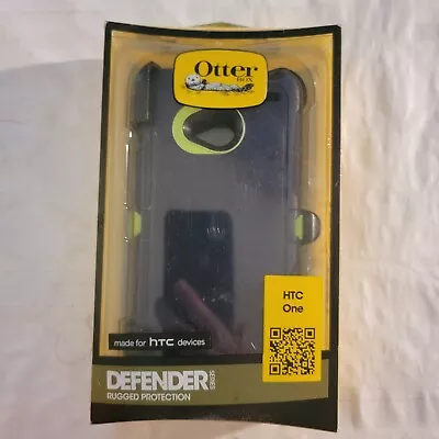 OtterBox Defender Series Case For HTC One Green/Blue • $12