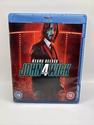 * * John Wick Chapter 4 (Blu-ray 2023) * * Like New Keanu Reeves • £2.90