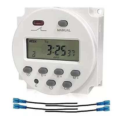 7 Day Digital Timer Switch DC 12V 16A Programmable Time Switch Relay • $19.18