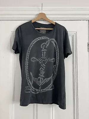 £18.99 • Buy Vintage All Saints Anchor T- Shirt Black Medium 100% Cotton