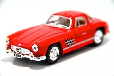 New 5  Kinsmart 1954 Mercedes Benz 300 SL Coupe Diecast Model Toy 1:36 Red • $8.08