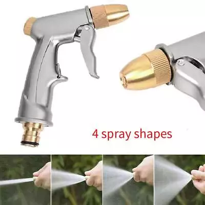 High Pressure Water Spray Gun Metal Brass Nozzle Wash Hose Pipe Car Garden Lawn • $10.27