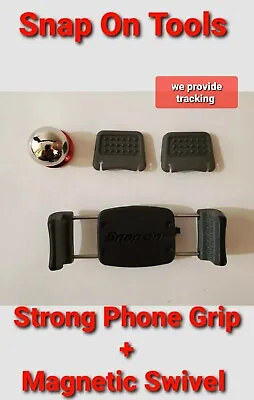 Snap On Tools Strong Phone Grip + Car Magnet Phone Holder 2 Pieces Kit NEW!!!!!! • $64.95