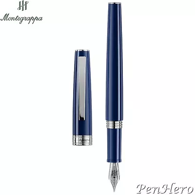 Montegrappa Armonia Navy Blue Fountain Pen Medium • $175.50