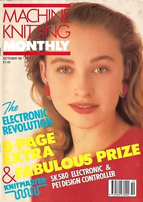 Machine Knitting Monthly Pattern Magazine October 1990 With Supplement Vintage • £6.49