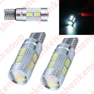 2X T10 921 194 CANbus Error Free White LED Back Up Reverse Light Bulbs 10 SMD • $7.19