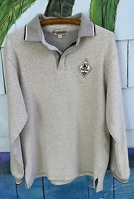 Vintage AKWA USA “Ski Vail” 93% Cotton Pullover Gray 1/4 Zip Men’s Size M • $20