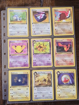 $9.99 • Buy 1st Edition 9 Pokemon Cards WOTC Rocket Lot