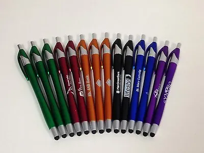 14ct Misprint Retractable Click Pens W/Stylus: ASSORTED COLORS: Javalina/Javelin • $11.99