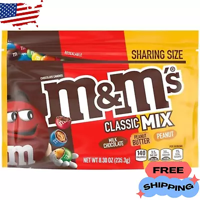 M&M's Mix Milk Chocolate Candy | Peanut & Butter Flavores • $11.99