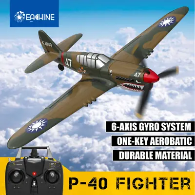 Eachine P-40 Fighter 400mm Wingspan 2.4G 4CH 6-Axis Gyro RC Airplane • $134.99