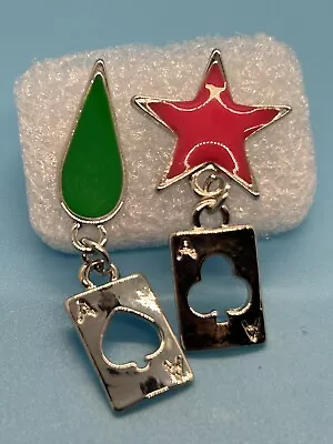 Anime Hunter X Hunter Themed Hanging 1.34  X  .35 Pierced Earrings  • $5.24