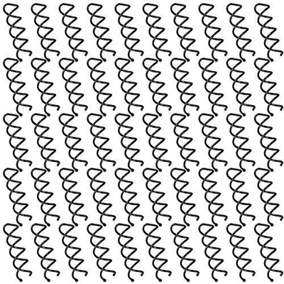 $14.06 • Buy 50PCS Spiral Hair Pins Spin Pins Non-Scratch Round Tips Twist Scre