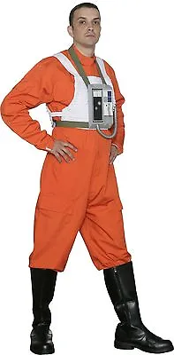 Star Wars X-Wing Costume Fighter Pilot Jumpsuit + Vest Great Quality • $116.87