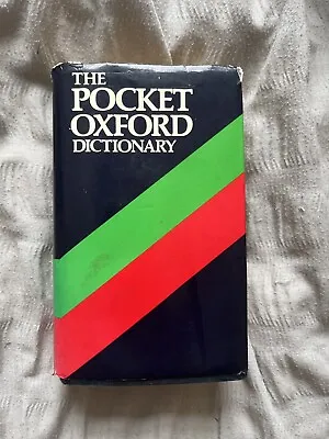 £0.99 • Buy The Pocket Oxford Dictionary Book Hardcover 1984 7th Edition Vintage