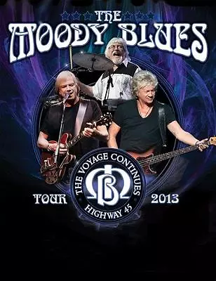 MOODY BLUES Concert Poster Live 8 X 10 Glossy Photo Print Man Cave • $5.99
