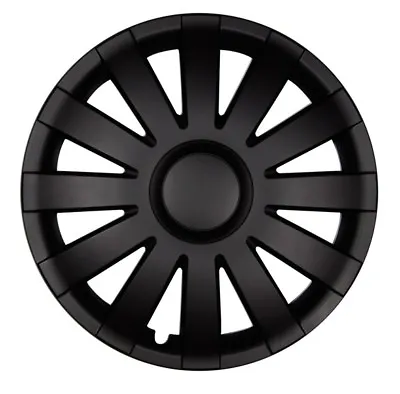 4x Premium Design Hubcaps Agat 15 Inch #27 IN Black Matte • $142.80