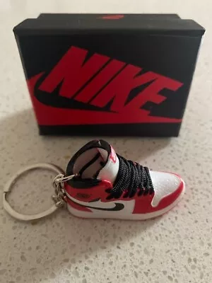 Nike Air Jordan 1 Retro-(chicago)-3d Sneaker Keychain With Box • $15