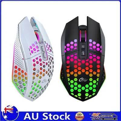 Gaming Mouse Rechargeable Wireless Ergonomic LED RGB Backlit Gamer Laptop PC • $20.66