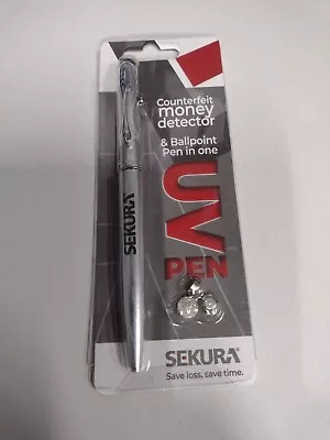 Sekura 2 In 1 Counterfeit Money Detector & Ballpoint Pen Money Checker New Notes • £3.99