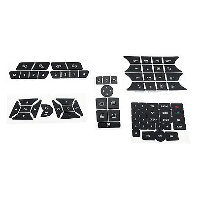 For Mercedes Benz AC Window Switch Radio Sticker Set Repair Button Door Steering • $8.96