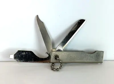 Vintage Snap On Tools Advertising Pocket Knife Keychain  Multi Tool USA • $9.95