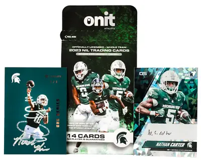 🏈 Pick Your Single Card 2023 ONIT Michigan State Spartans Football 🏈 • $1.79