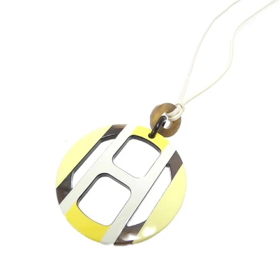 $370.63 • Buy Authentic HERMES H Equipe 057087FL Necklace #246-000-357-7011