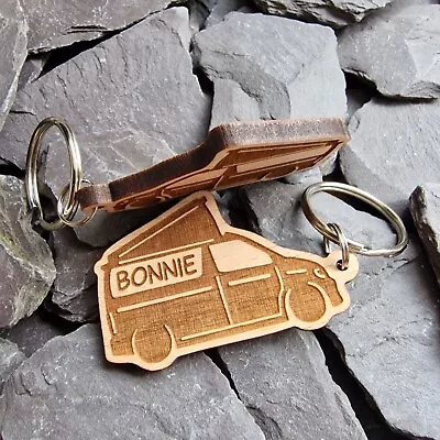 Van Life PopTop Engraved On Both Sides Keyring Campervan Camping Gift Bongo • £4.99