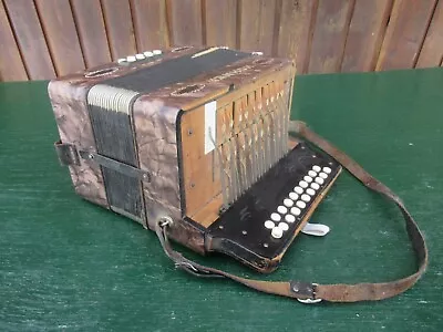 Vintage HOHNER Accordion With Buttons GREAT CONDITION • $99.99