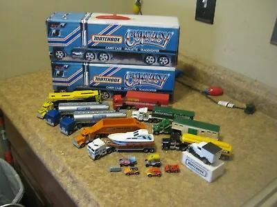 RARE 1983 Matchbox Super Star Transporters Carry Cases With Matchbox Transporte • $100