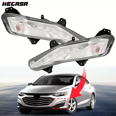 Fog Lights LED Pair Lamp Bar For 19-23 Chevrolet Chevy Malibu LT Turn Signal LED • $50