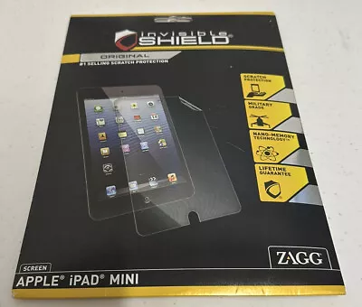 $13.94 • Buy NEW Zagg Invisible Shield Apple IPad Mini Original Screen Coverage Protector