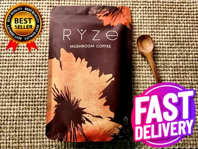 ORGANIC RYZE MUSHROOM COFFEE ☕ Brand New Bag 30 Servings FAST Shipping • $28.99