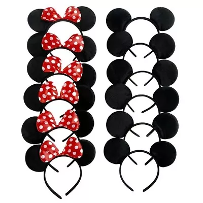 Mickey Mouse Ears And Minnie Mouse Headband Party Favors • $50