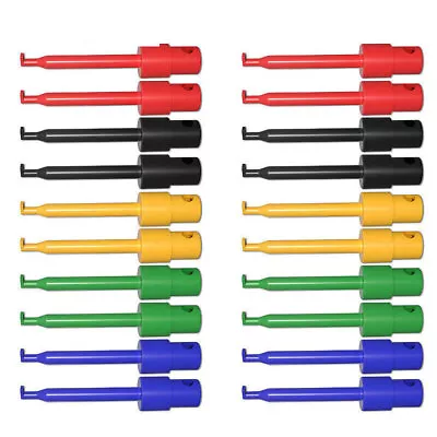 20PCS Lead Wire Kit Test Hook Clip Grabbers Test Probe SMT/SMD For Multimeter** • $9.89