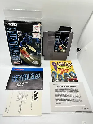 SUPER SPY HUNTER - Nintendo NES Complete CIB Rare Mint In Cello! • $599.99