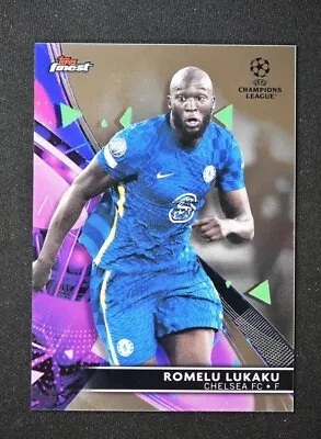 2021-22 Finest UEFA Champions League Base #47 Romelu Lukaku - Chelsea FC • $0.99