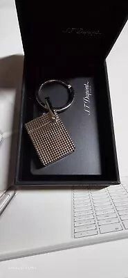 New S.T. Dupont Key Ring Lighter Silver In Box Perfect New Unused. • $139