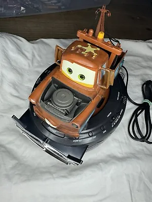 Disney Pixar Cars Tow Mater Truck Radio Talking Alarm Clock 5 Wake Up Call WORKS • $34.99