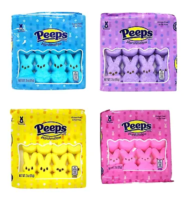 Easter Peeps Candy Marshmallow Bunnies Bulk Assorted Colors Basket Stuffers Pa • $29.99