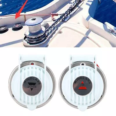 2pcs Windlass Foot Switch Up And Down White Hands  For Marine Boat Ship An⁺ • $36.30